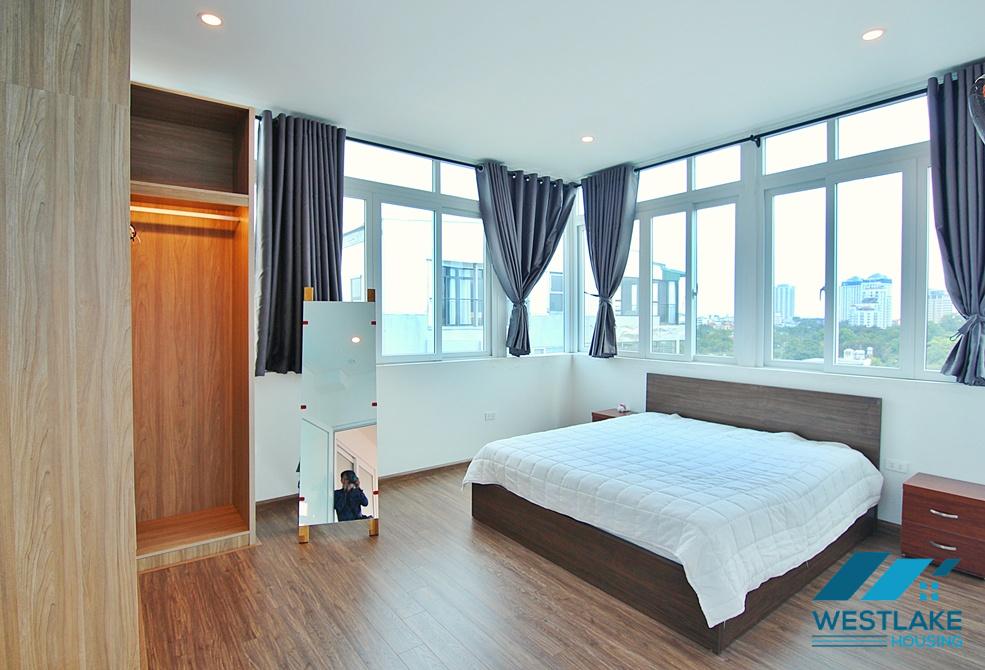 Beautiful top floor 1 bedroom apartment for rent in Tay Ho, Ha Noi
