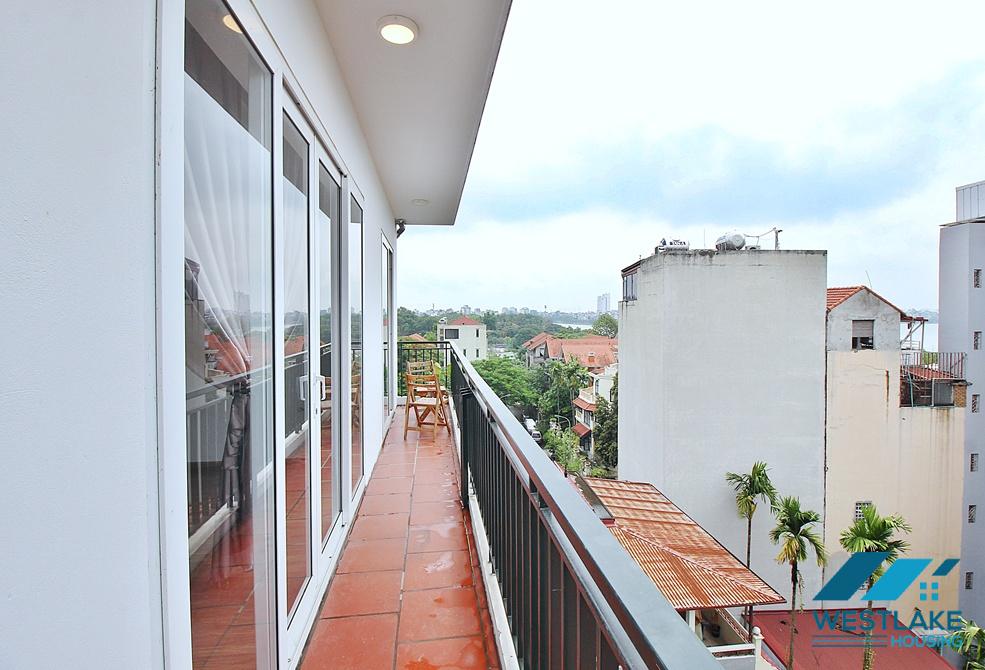 A bright 3 bedroom apartment for rent in Dang Thai Mai area, Tay Ho, Ha Noi