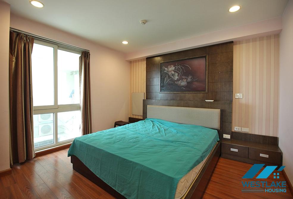 A good 3 bedroom apartment for rent in Ciputra P building, Tay Ho, Ha Noi