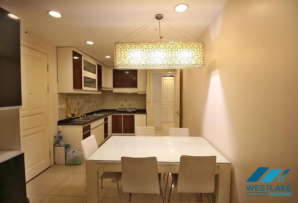 A good 3 bedroom apartment for rent in Ciputra P building, Tay Ho, Ha Noi