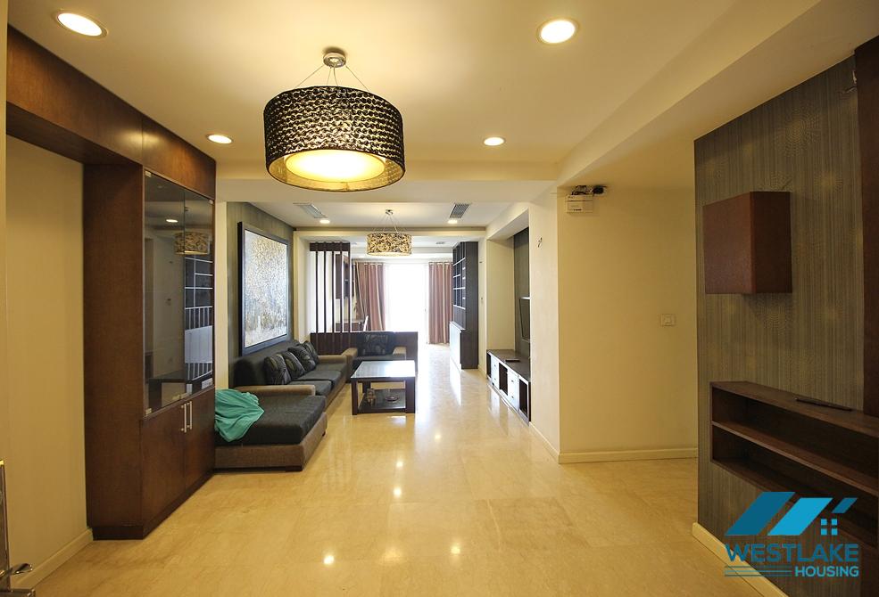 A good 3 bedroom apartment for rent in Ciputra P building, Tay Ho, Ha Noi