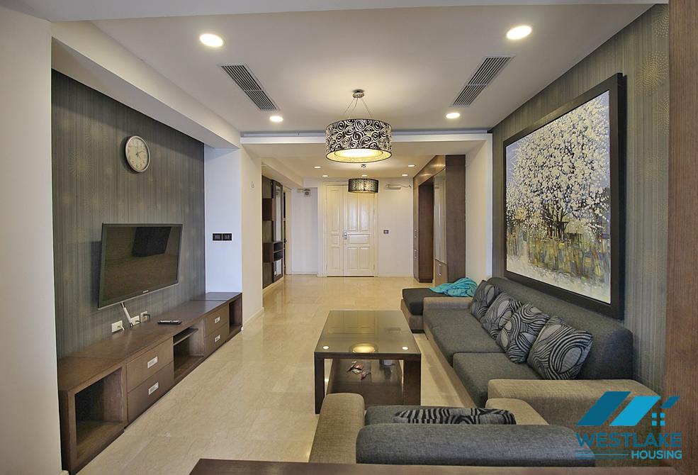 A good 3 bedroom apartment for rent in Ciputra P building, Tay Ho, Ha Noi