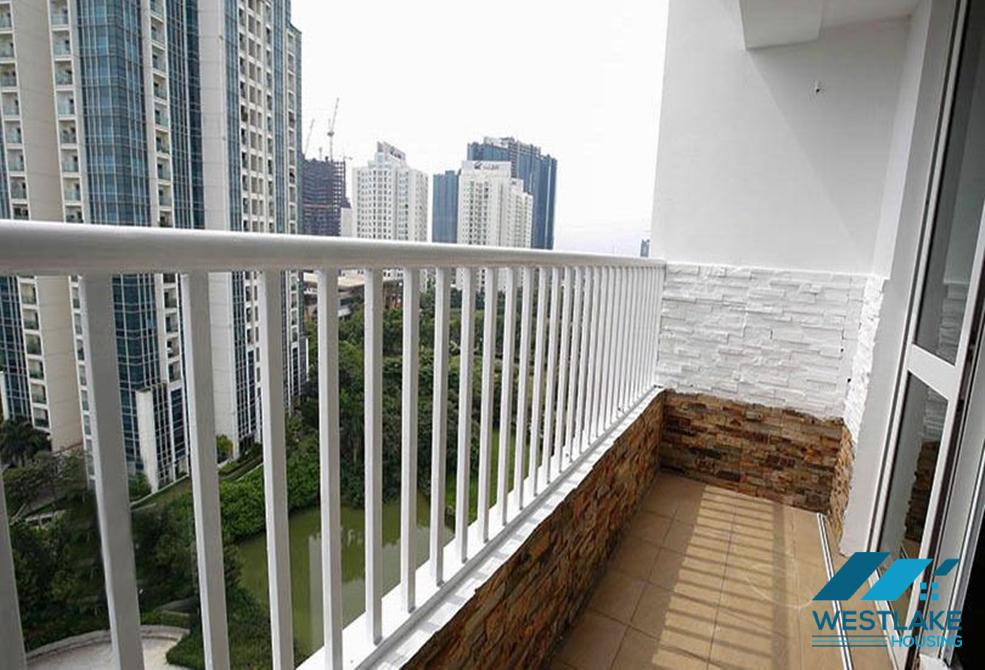 Beautiful three bedrooms apartment for rent in P building, Ciputra, Tay Ho, Ha Noi