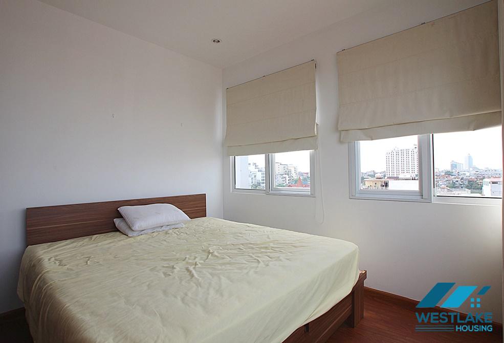 Nice bright 2 bedroom apartment on top floor for rent in Tay Ho, Ha Noi