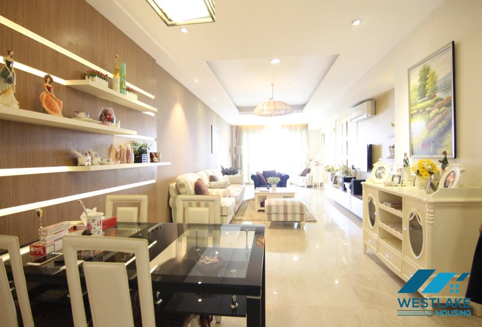 Beautifully renovated 2 bedrooms apartment for rent in Ciputra, Tay Ho, Hanoi
