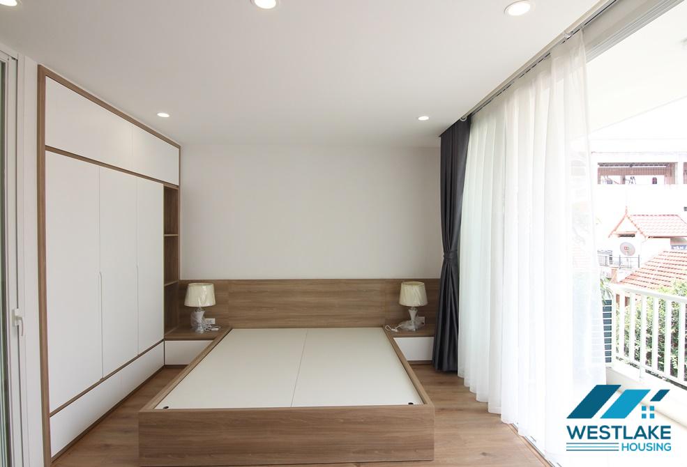 A brightly apartment with big balcony for rent in Dang Thai Mai, Tay Ho A brightly apartment with big balcony for rent in Dang Thai Mai, Tay Ho