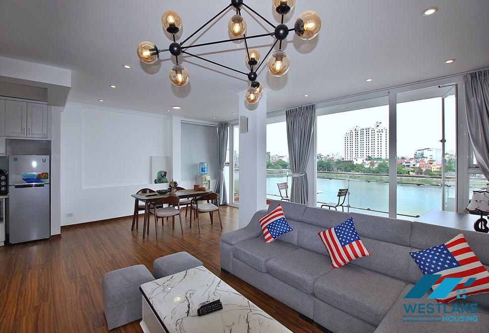Amazing lake view for two bedrooms apartment for rent in Tay Ho, Hanoi Amazing lake view for two bedrooms apartment for rent in Tay Ho, Hanoi