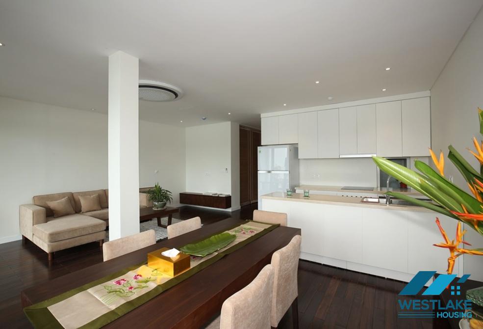 Lakeside executive apartment with large terrace for rent in Tay Ho, Hanoi Lakeside executive apartment with large terrace for rent in Tay Ho, Hanoi