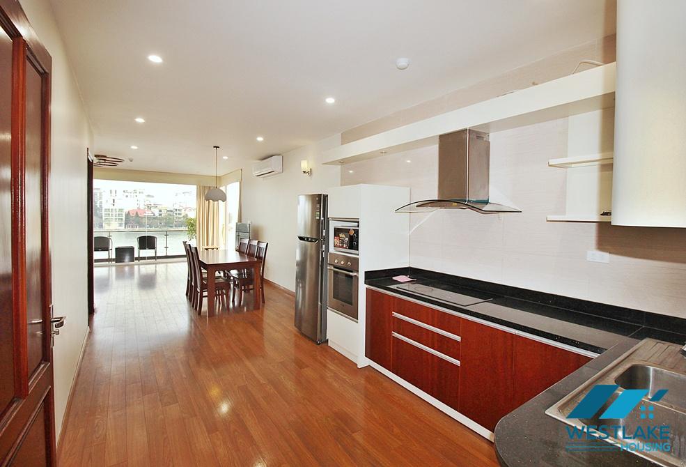 Beautiful 03 bedrooms apartment for rent in Quang An Street, Tay Ho, Ha Noi