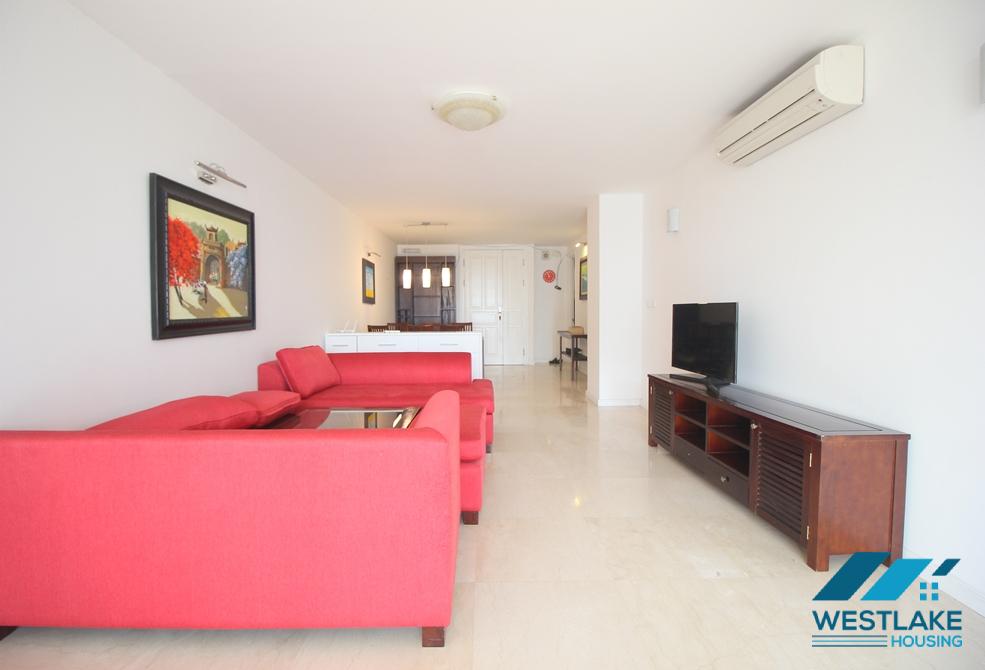 Apartment with 145sqm living space for rent in Ciputra, Tay Ho, Hanoi