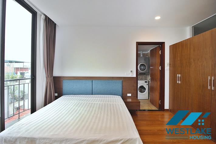 Bright two bedroom apartment on high floor for rent in Xuan Dieu area, Tay Ho, Ha Noi