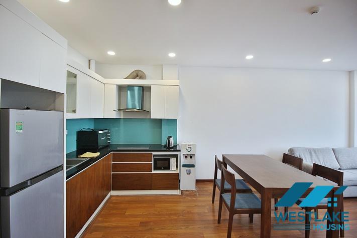 Bright two bedroom apartment on high floor for rent in Xuan Dieu area, Tay Ho, Ha Noi