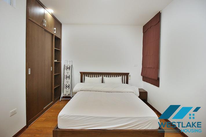 Bright two bedroom apartment on high floor for rent in Xuan Dieu area, Tay Ho, Ha Noi