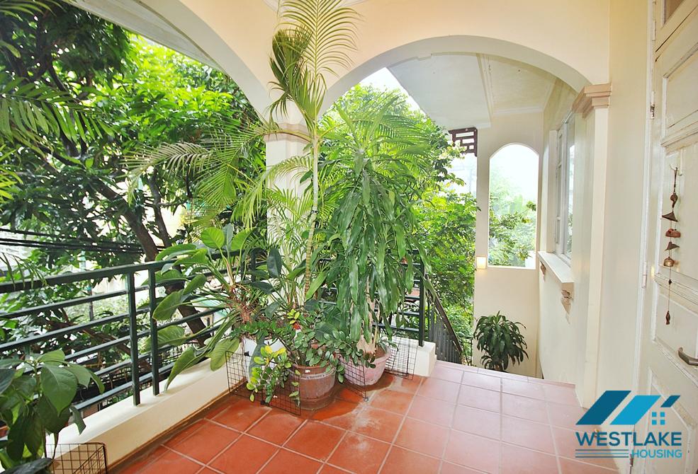 Five bedrooms house with pool for rent in To Ngoc Van st, Tay Ho, Ha Noi