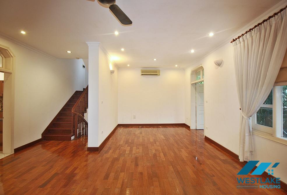 Five bedrooms house with pool for rent in To Ngoc Van st, Tay Ho, Ha Noi
