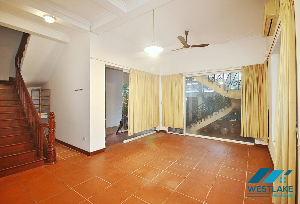 Five bedrooms house with pool for rent in To Ngoc Van st, Tay Ho, Ha Noi