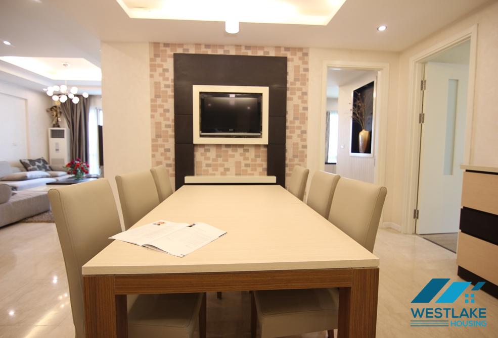 Nice 3 bedrooms apartment for rent in P building, Ciputra, Tay Ho, Hanoi