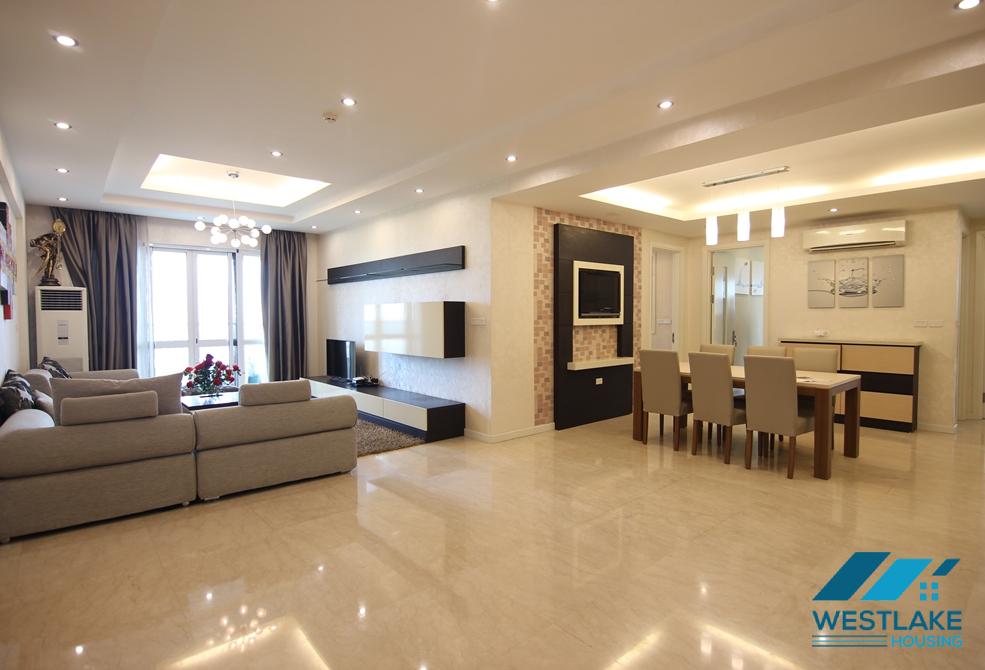 Nice 3 bedrooms apartment for rent in P building, Ciputra, Tay Ho, Hanoi