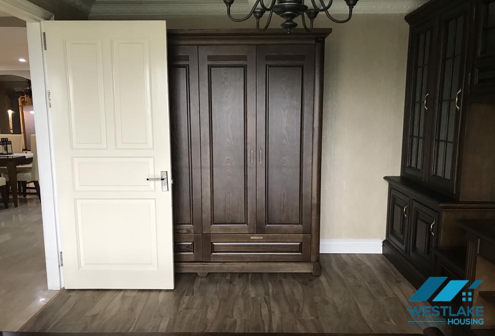 A classic 4 bedroom apartment for rent in Ciputra Compound, Tay Ho, Ha Noi