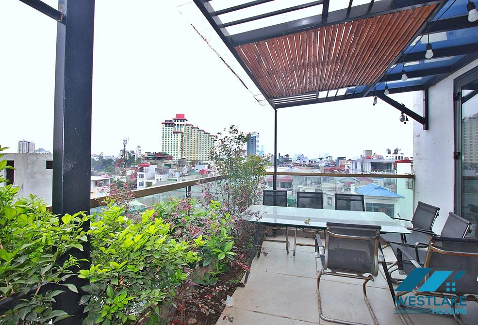 3-Bedroom Apartment with Spacious Balcony for Rent in Tay Ho, Hanoi