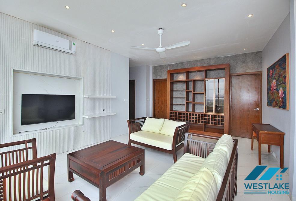 3-Bedroom Apartment with Spacious Balcony for Rent in Tay Ho, Hanoi