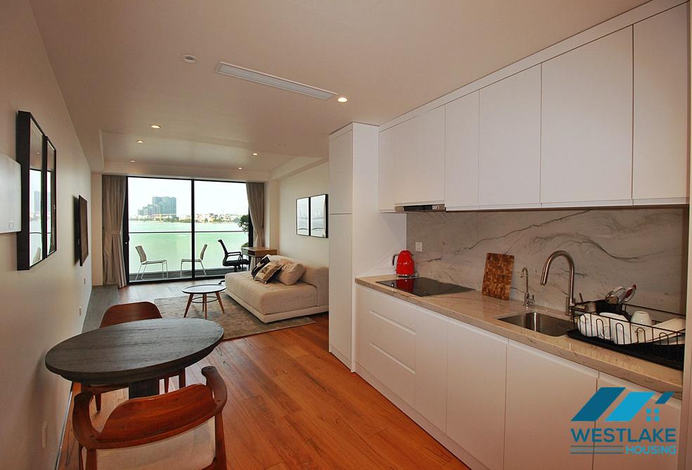 Căn Hộ Studio Hoàn Toàn Mới, Ban Công View Hồ Đẹp Cho Thuê Tại Tây Hồ, Hà Nội.