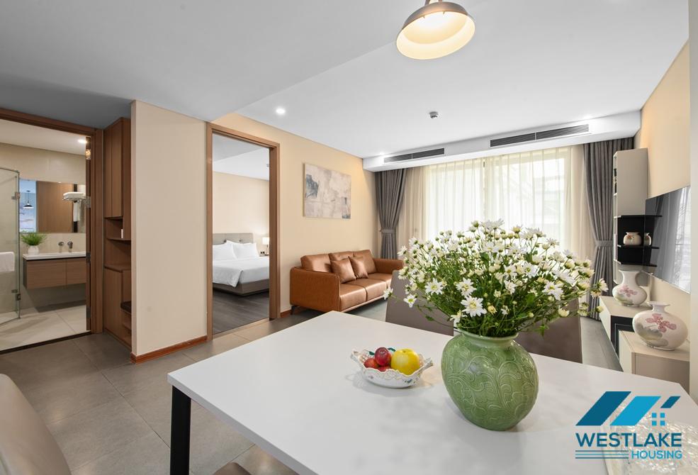 Modern and good quality 02 bedrooms apartment for rent in Tay Ho, Ha Noi