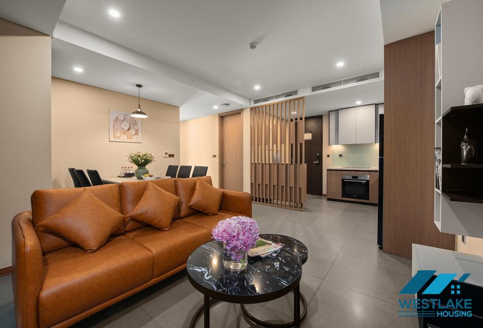 A beautiful 02-bedroom serviced apartment for rent on Tay Ho street, Tay Ho, Ha Noi