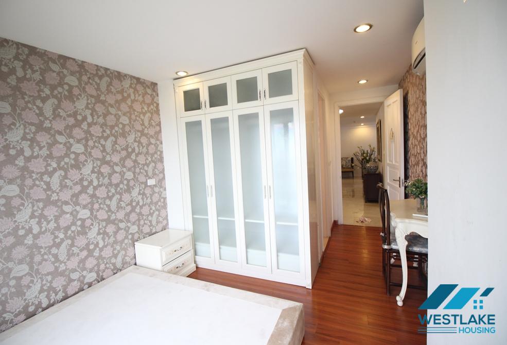 Four bedrooms apartment for rent in P building, Ciputra, Tay Ho ward, Ha Noi