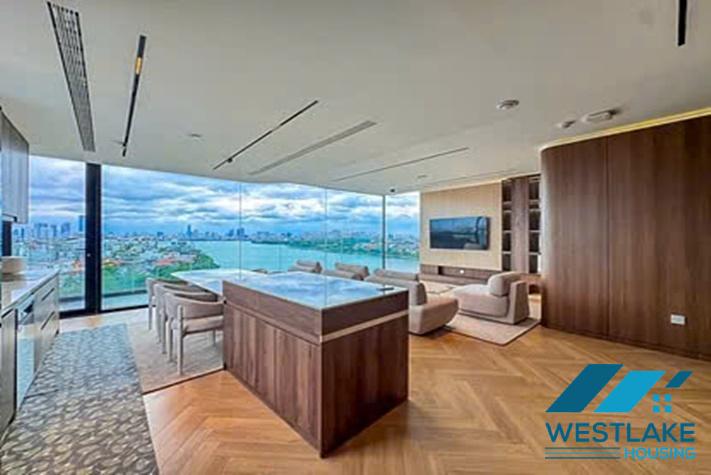 Luxury 2-Bedroom Apartment with Lake View for Rent on Xuan Dieu Street, Tay Ho Ward, Hanoi