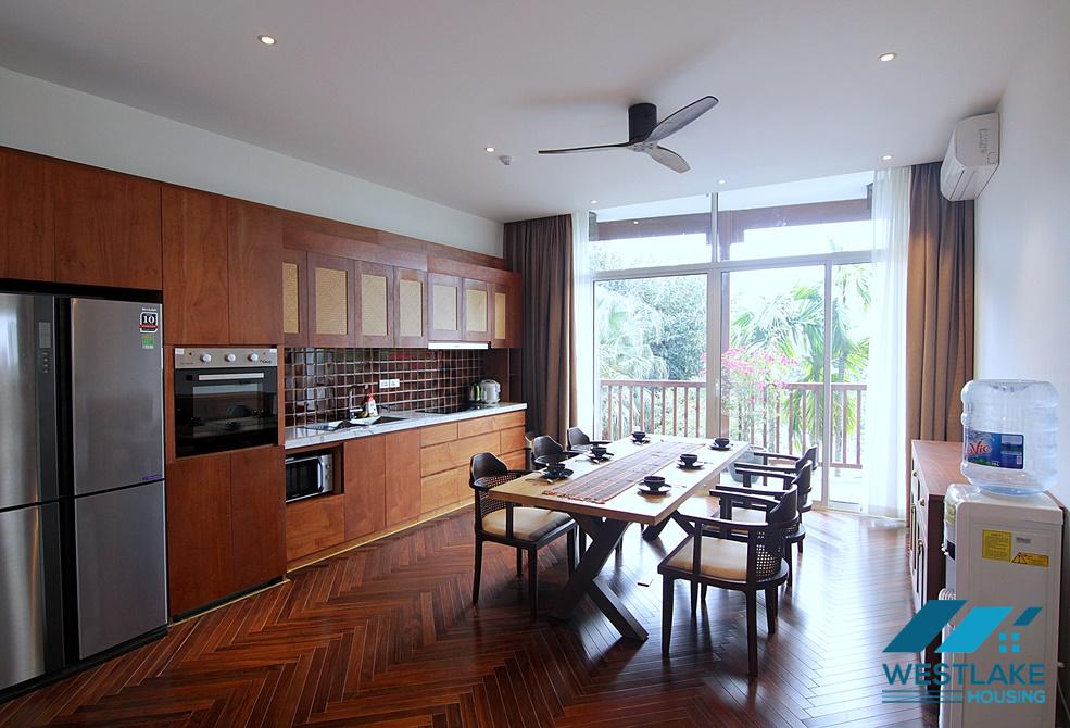 Luxurious 4 beds aparment for rent in Xom Chua, Dang Thai Mai area, Tay Ho