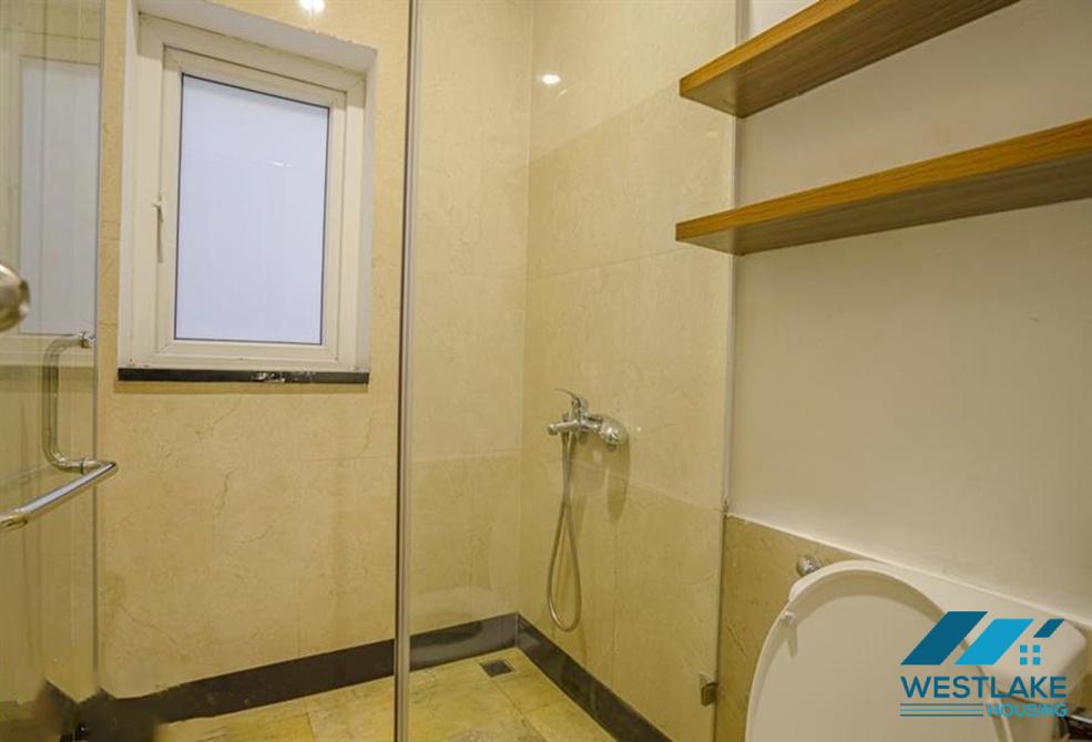 A green and airy four bedrooms apartment for rent in Au Co street, Tay Ho, Ha Noi