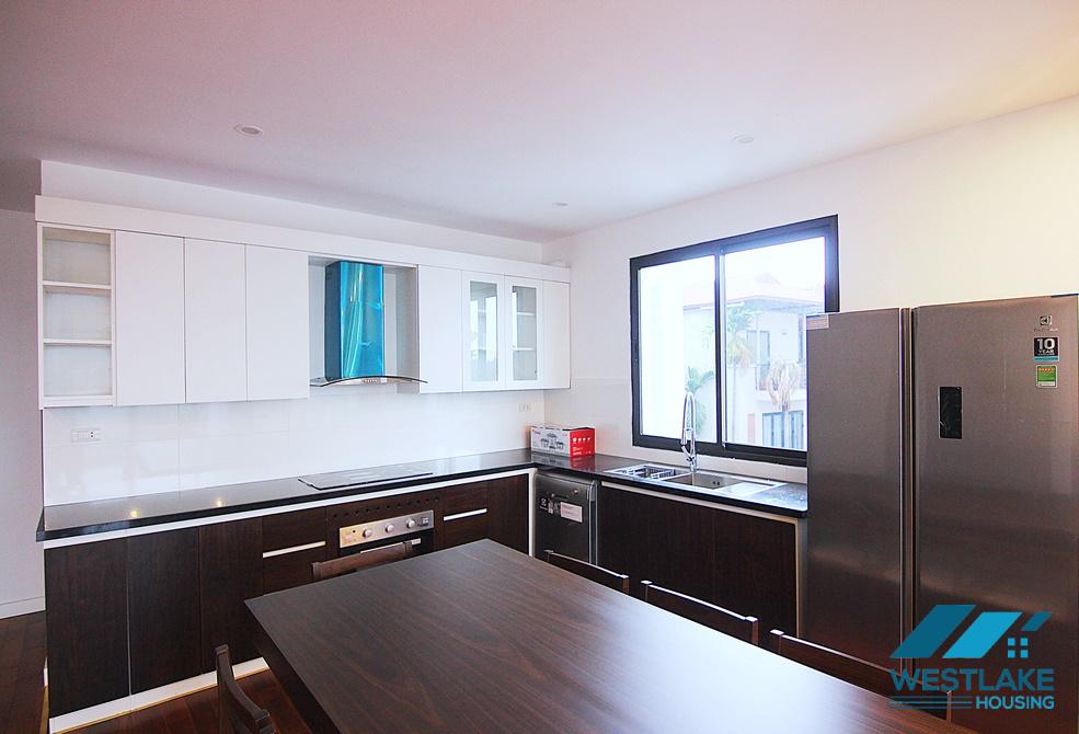 A spacious and bright 3 bedroom apartment for rent in Dang Thai Mai, Tay Ho