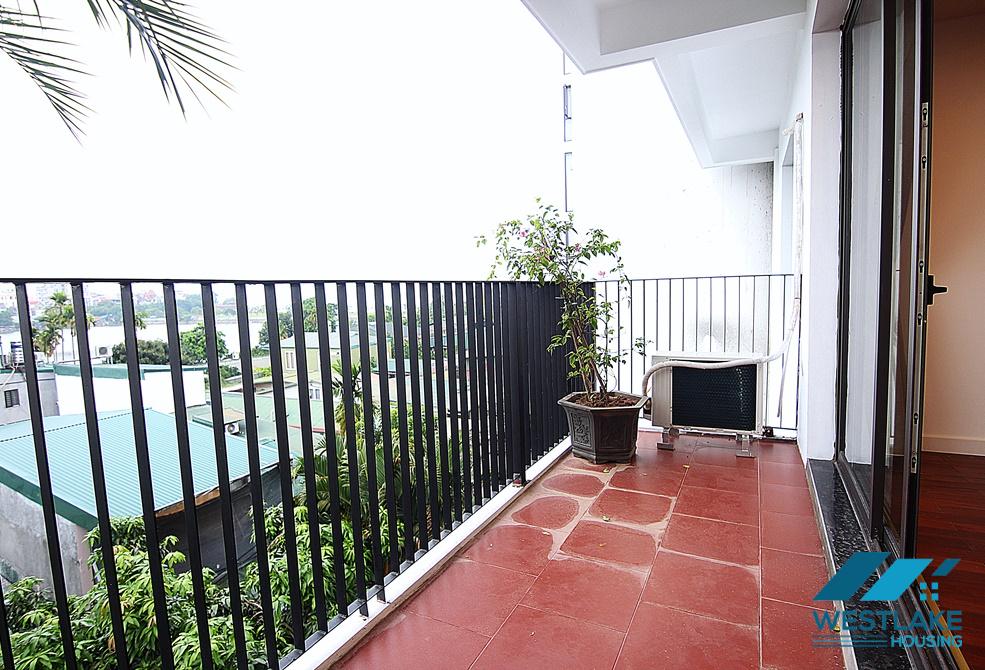 A spacious and bright 3 bedroom apartment for rent in Dang Thai Mai, Tay Ho