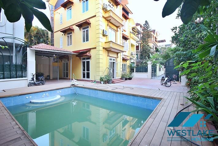 A nice house with swimming pool for rent in To Ngoc Van area, Tay Ho, Ha Noi A nice house with swimming pool for rent in To Ngoc Van area, Tay Ho, Ha Noi