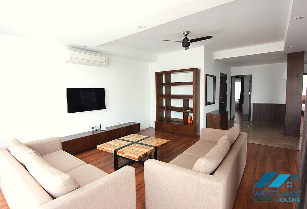 A nice and bright 3 bedroom apartment for rent in Tay Ho, Ha Noi