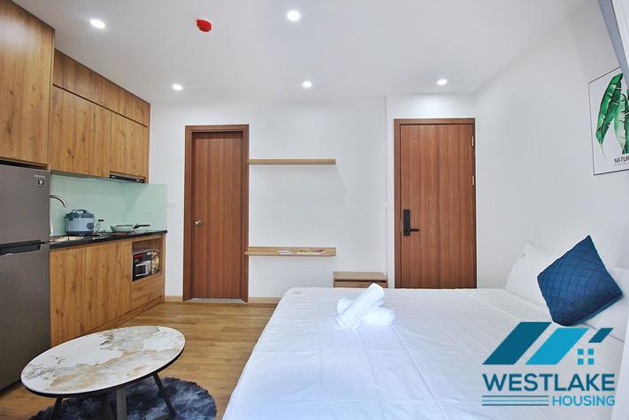 Brand New Studio Apartment with Lots of natural light for Rent in Au Co Street, Tay Ho, Hanoi