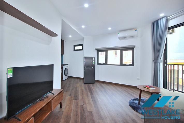 Newly one-bedroom apartment with balcony for rent on Au Co Street, Tay Ho Ward, Hanoi. Newly one-bedroom apartment with balcony for rent on Au Co Street, Tay Ho Ward, Hanoi.