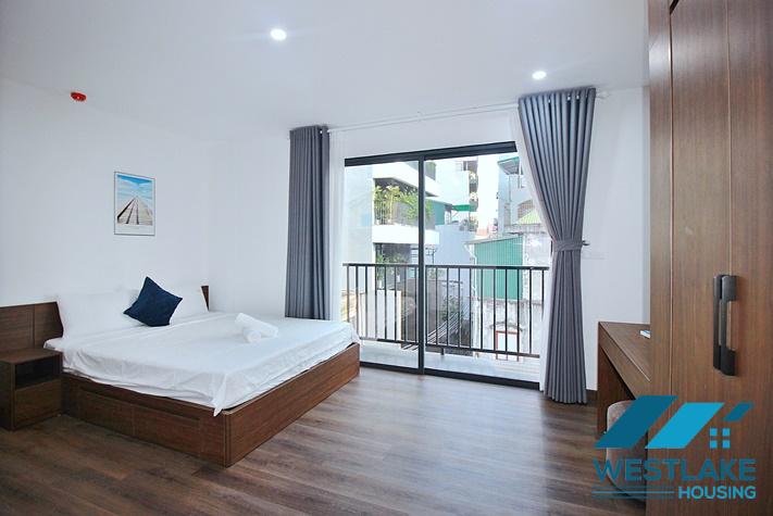 Newly one-bedroom apartment with balcony for rent on Au Co Street, Tay Ho Ward, Hanoi. Newly one-bedroom apartment with balcony for rent on Au Co Street, Tay Ho Ward, Hanoi.