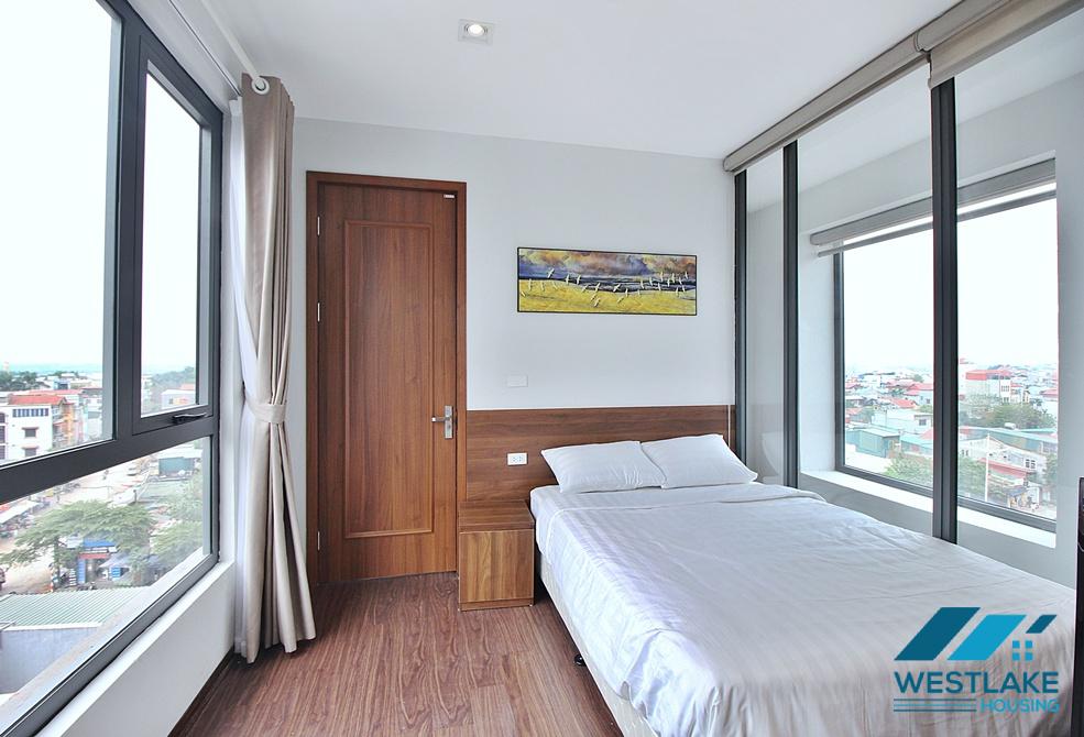 A well-decorated duplex 2 bedrooms apartment for rent in Au Co street, Tay Ho, Ha Noi