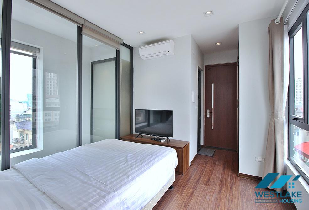 A well-decorated duplex 2 bedrooms apartment for rent in Au Co street, Tay Ho, Ha Noi