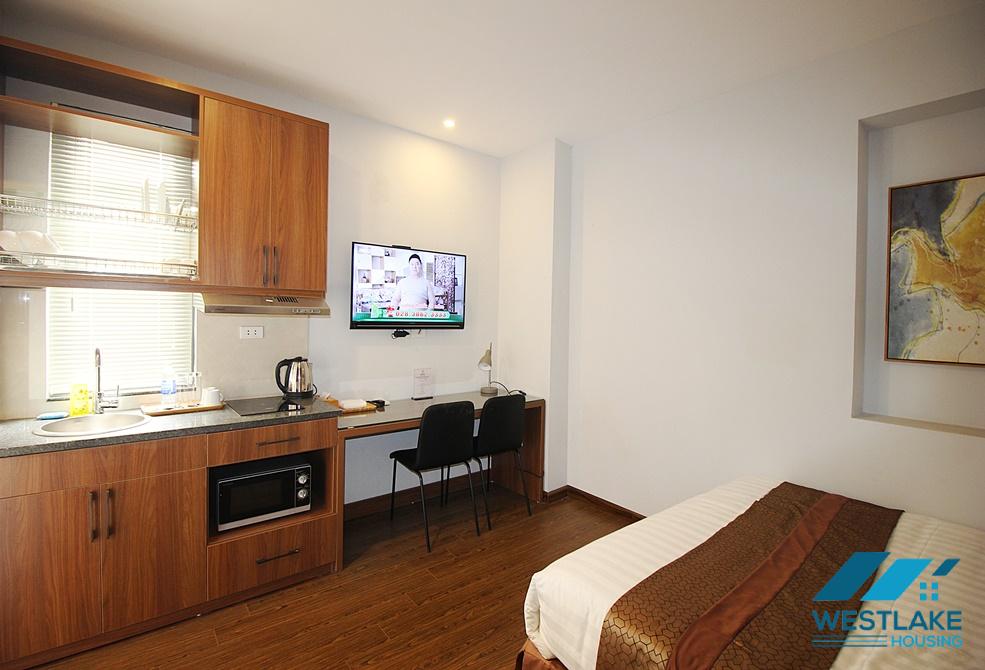 Nice studio apartment for rent in Au Co street, Tay Ho ward, Ha Noi Nice studio apartment for rent in Au Co street, Tay Ho ward, Ha Noi