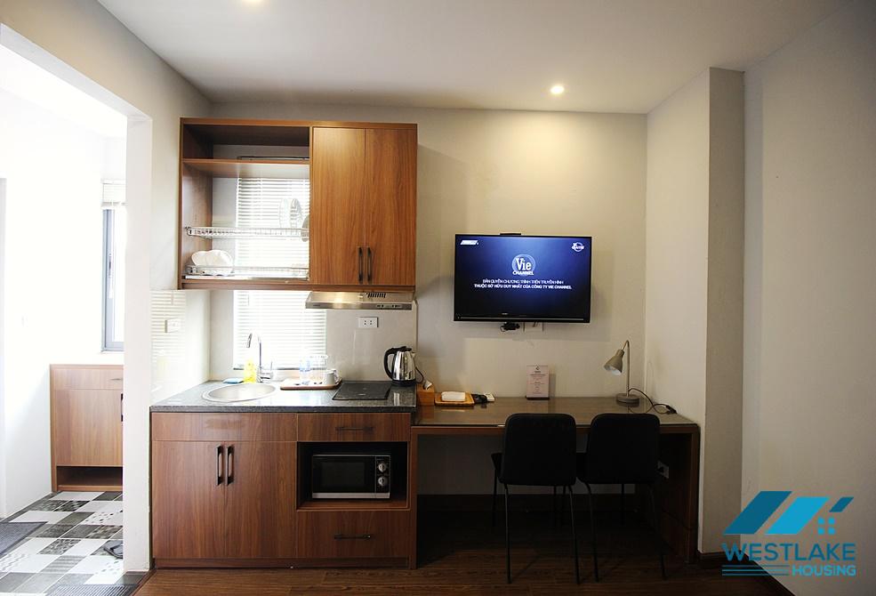 Nice studio apartment for rent in Au Co street, Tay Ho ward, Ha Noi Nice studio apartment for rent in Au Co street, Tay Ho ward, Ha Noi