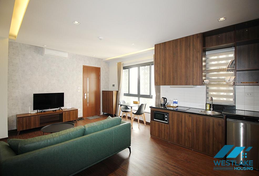 A beautiful and modern one bedroom apartment with nice balcony for rent on Au Co street, Tay Ho, Ha Noi A beautiful and modern one bedroom apartment with nice balcony for rent on Au Co street, Tay Ho, Ha Noi