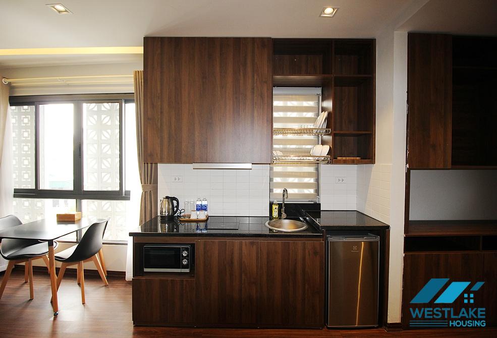 A beautiful and modern one bedroom apartment with nice balcony for rent on Au Co street, Tay Ho, Ha Noi A beautiful and modern one bedroom apartment with nice balcony for rent on Au Co street, Tay Ho, Ha Noi
