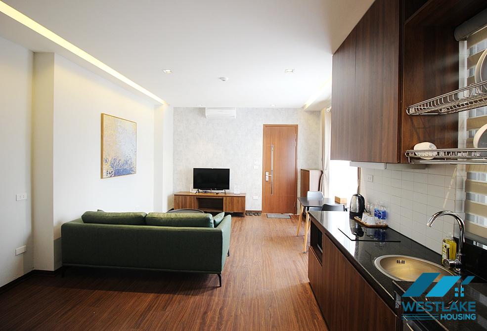 A beautiful and modern one bedroom apartment with nice balcony for rent on Au Co street, Tay Ho, Ha Noi A beautiful and modern one bedroom apartment with nice balcony for rent on Au Co street, Tay Ho, Ha Noi