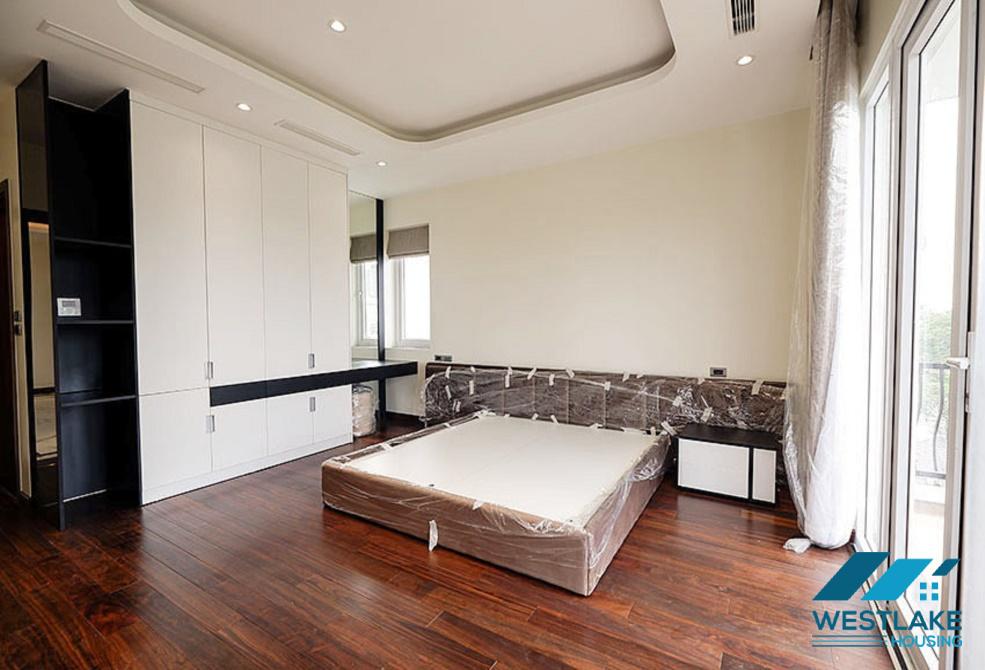 New villa with large campus with green garden for rent Ciputra, Tay Ho ward, Hanoi