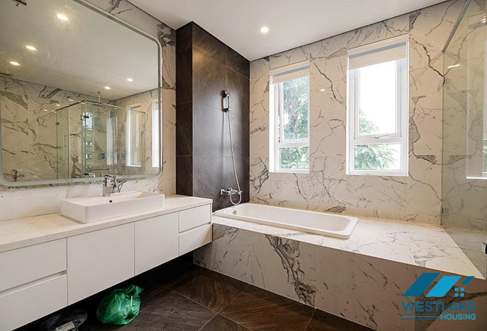 New villa with large campus with green garden for rent Ciputra, Tay Ho ward, Hanoi