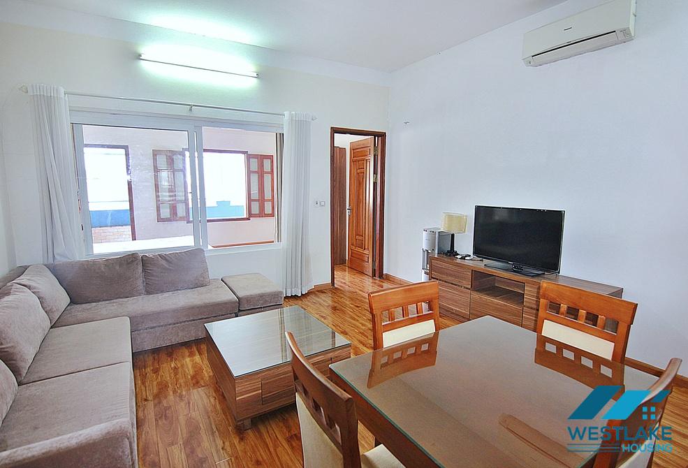 Spacious one bedroom apartment on high floor for lease in Tay Ho, Hanoi