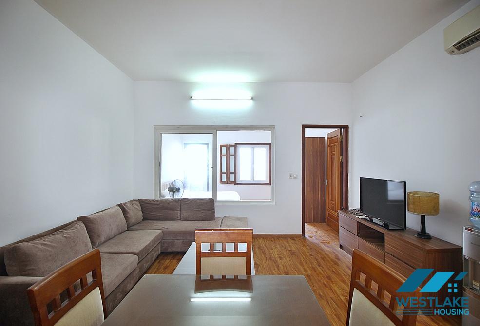 Spacious one bedroom apartment on high floor for lease in Tay Ho, Hanoi